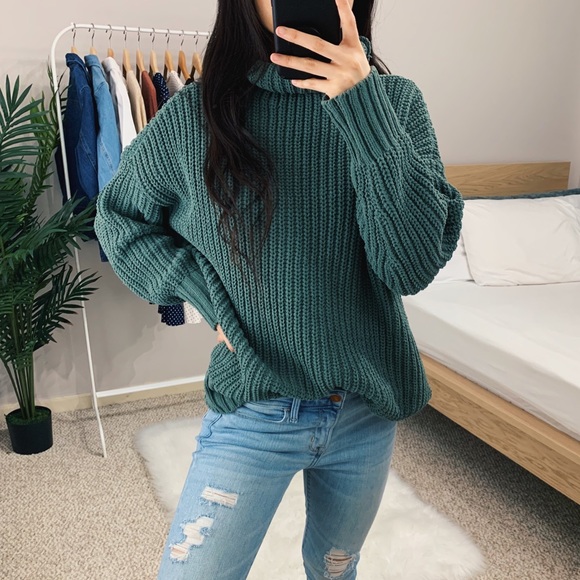 American Eagle Outfitters Sweaters - NWT AE Oversized Chenille Turtleneck